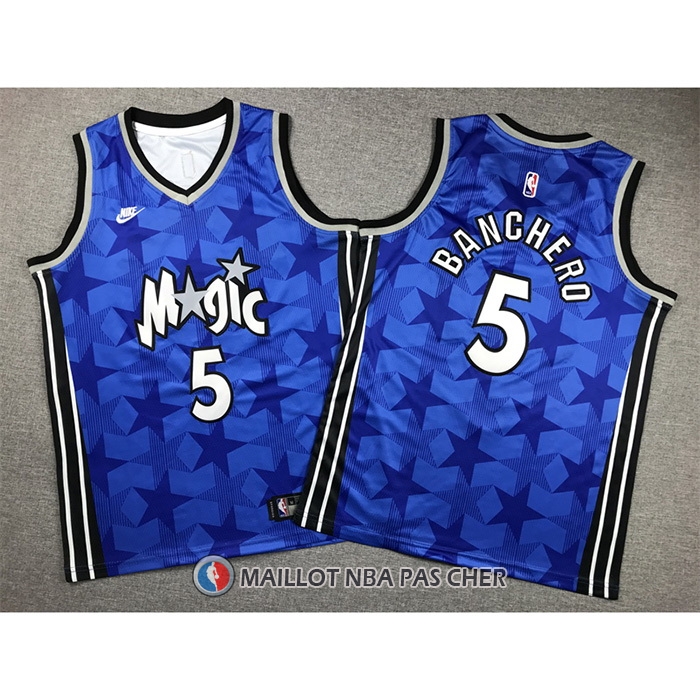 Maillot Enfant Orlando Magic Paolo Banchero NO 5 Classic 2023-24 Bleu